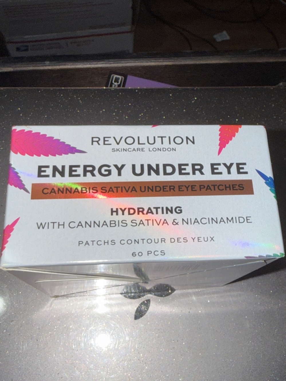 Revolution White and Holographic Cosmetic Box